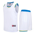 Jersey de basket-ball blanc noir blanc ordinaire